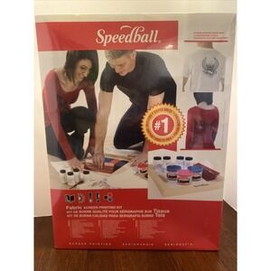 New/Sealed SPEEDBALL Super Value FABRIC‎ SCREEN PRINTING KIT  Model #4526